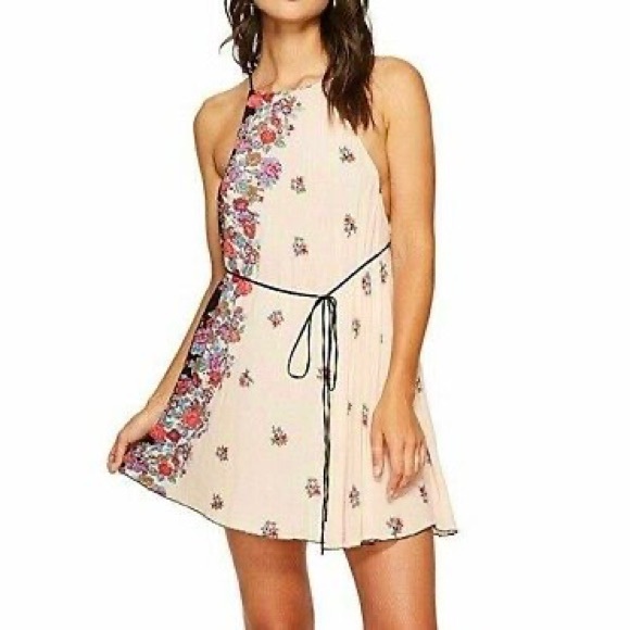 Free People Dresses & Skirts - Free People It’s A Cinch Trapeze Tunic Dress Tie